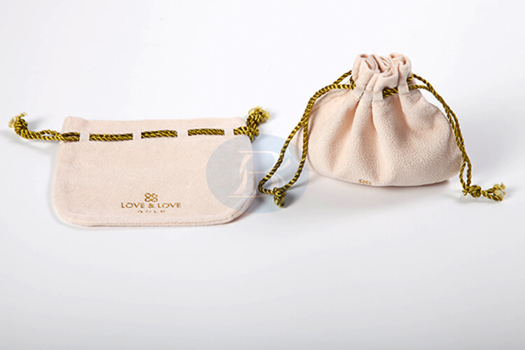 custom velvet drawstring pouches