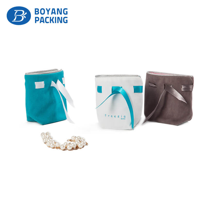 High quality velvet drawstring pouch wholesale factory