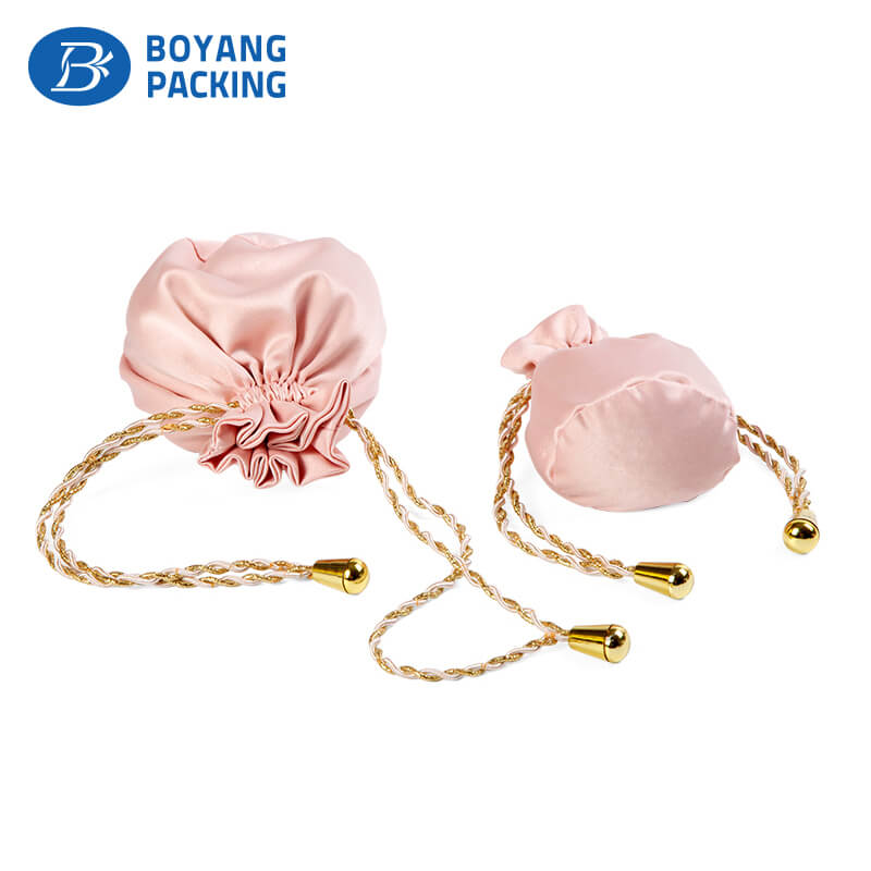 Lovely drawstring jewelry pouch wholesale design