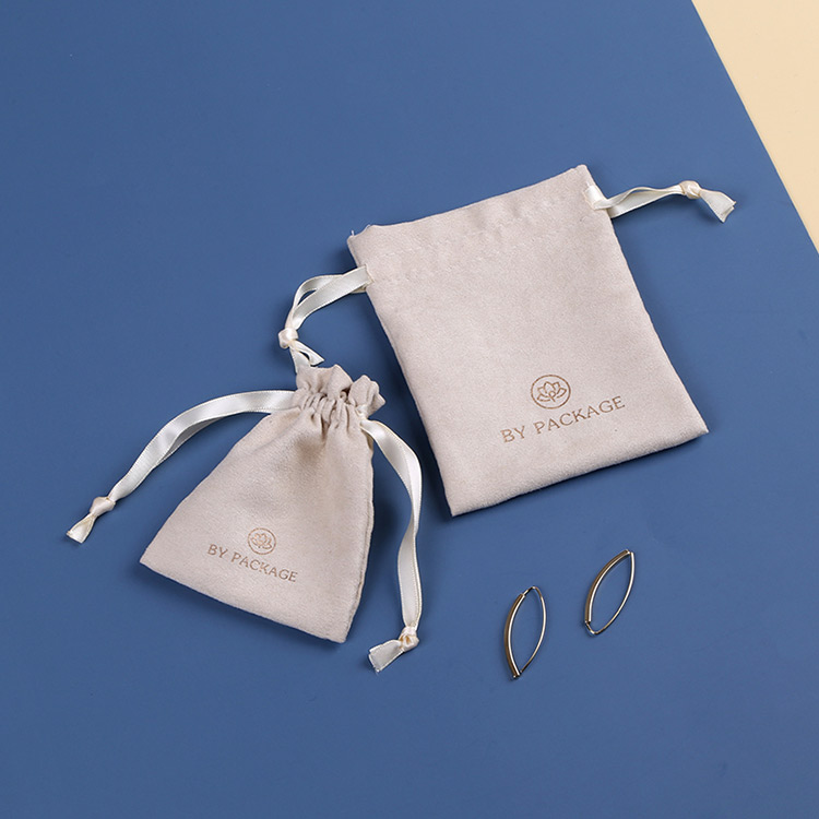 Valentine's Day custom logo luxury velvet jewelry packaging pouch bags