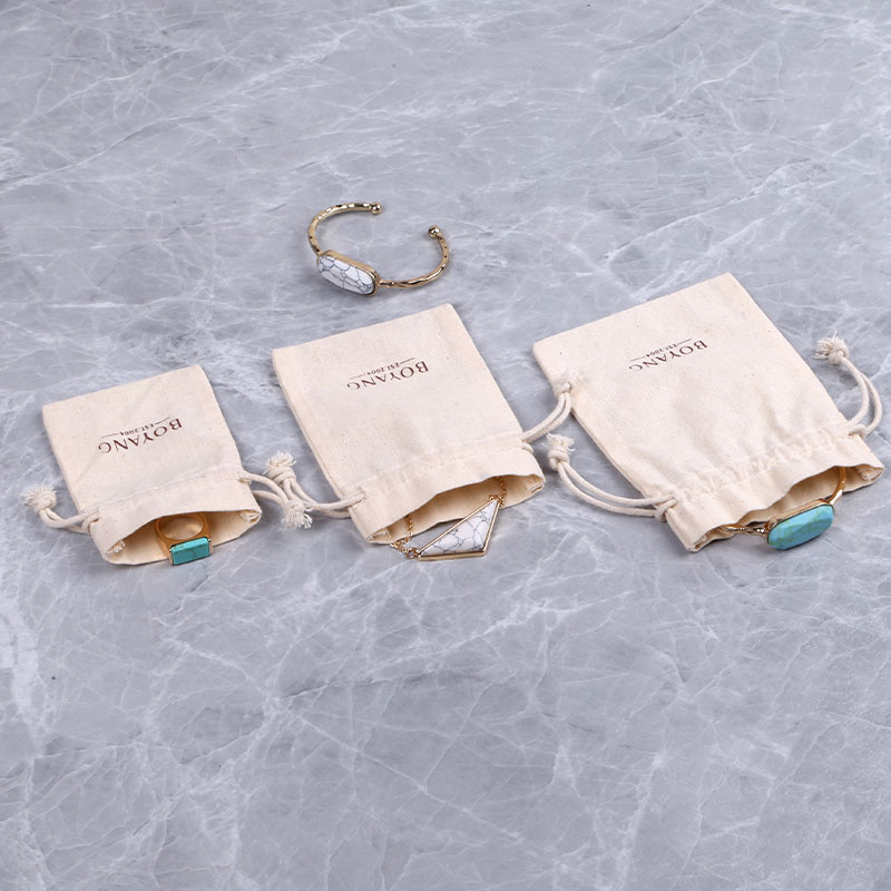 custom cotton jewelry bags