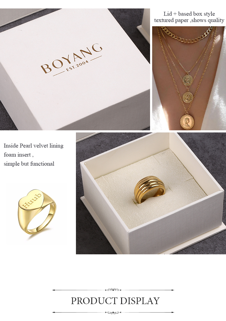 custom logo ring box for proposal
