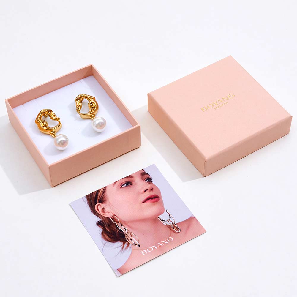 Custom paper package jewellery box