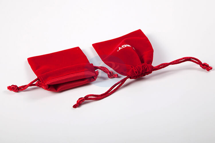 Custom velvet pouch bag
