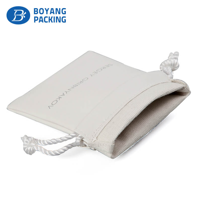 custom leather packing pouches