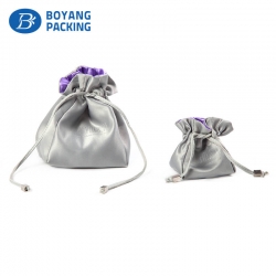 Professional design satin gift pouches online factory