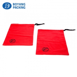 Colourful red custom dust cotton pouch design manufacturer