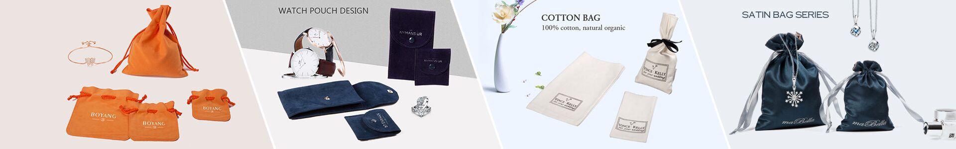 Custom Logo Luxury Jewelry Bag Packaging Microfiber Envelope Flap Package Pouch