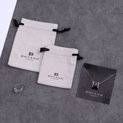 Luxury Personalized Velvet Drawstring Jewelry Gift Bag Pouches Custom Logo