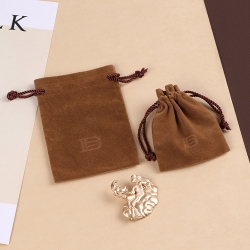 Wholesale envelope small jewelry velvet pouch suede gift bags