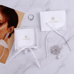 New Design Custom Logo Luxury Jewellery Packaging Small Microfiber Envelope Flap Jewelry Pouch Bag