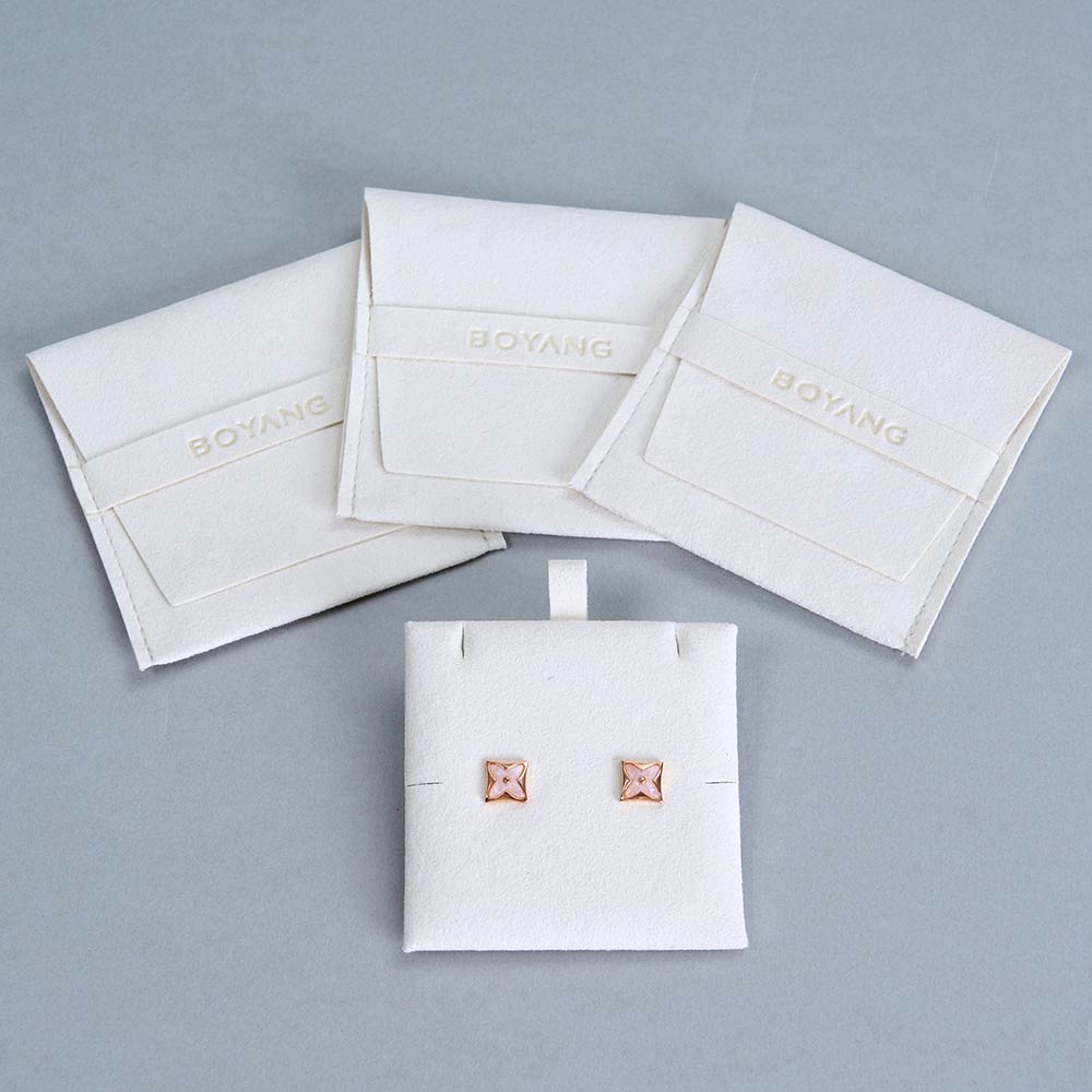 custom microfiber jewelry pouch