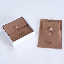 Custom printed multifunction gift jewellery packaging bags small microfiber jewelry pouch suede with logo