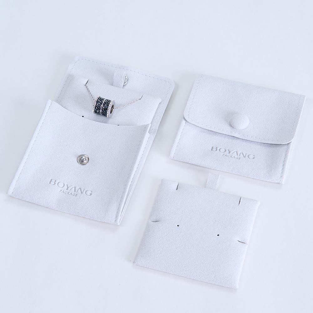 Custom microfiber jewelry pouch