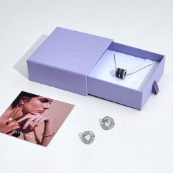 Wholesale custom jewellery package boxes jewelry sliding drawer box packaging