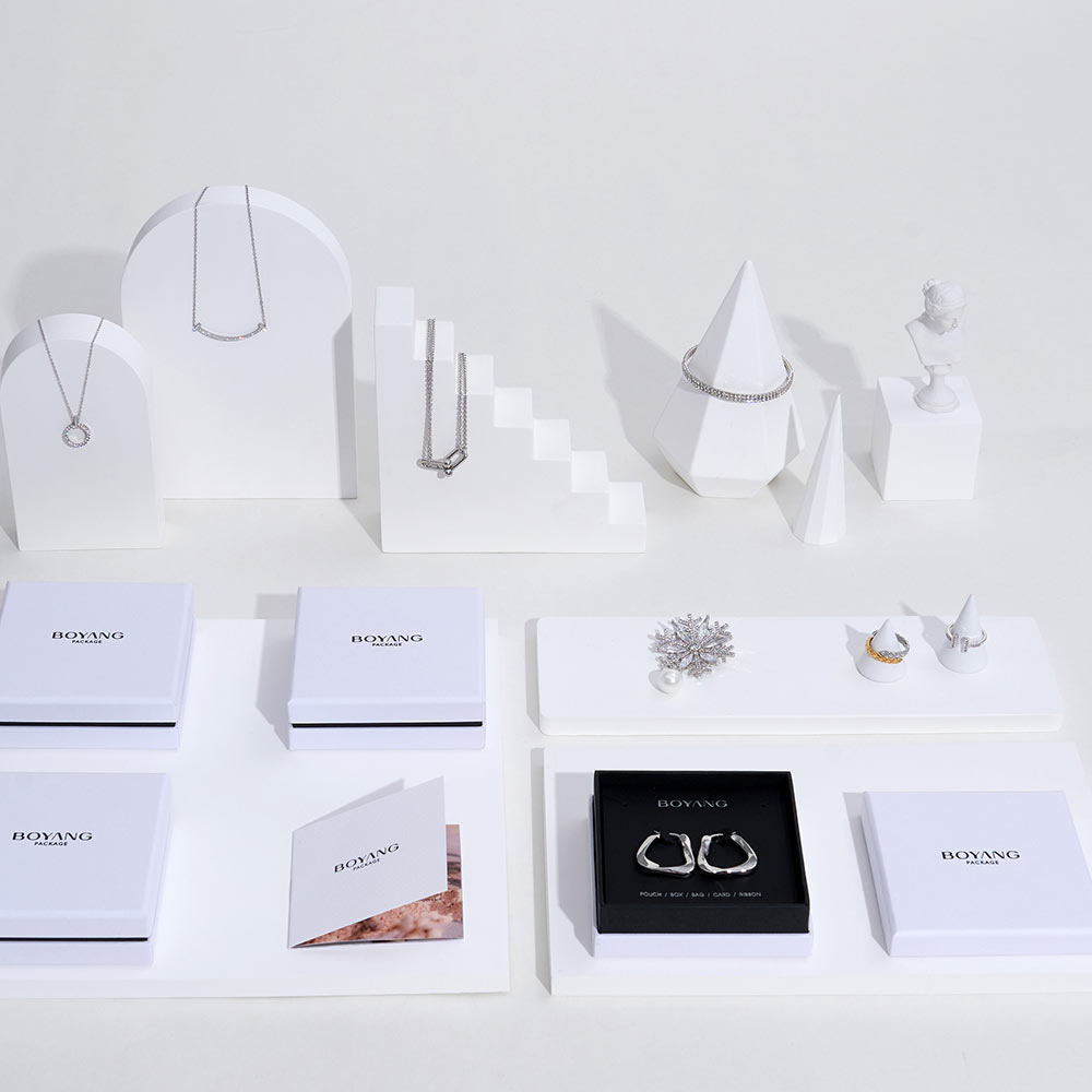 custom white jewelry box